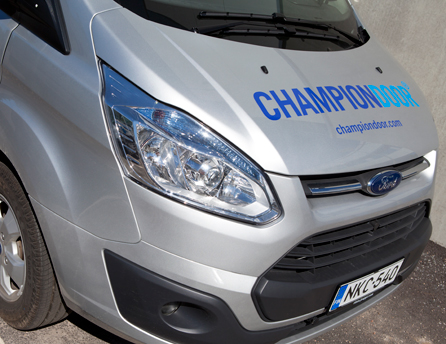 champion industrial door van